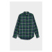 KOŠEĽA GANT REG FLANNEL CHECK SHIRT FOREST GREEN