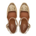 Hispanitas Espadrilky Boleromet-V24 HV243449 Zlatá