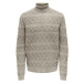 Only & Sons   ONSWADE REG 5 STRUC ROLL NECK KNIT 22027158  Svetre Béžová