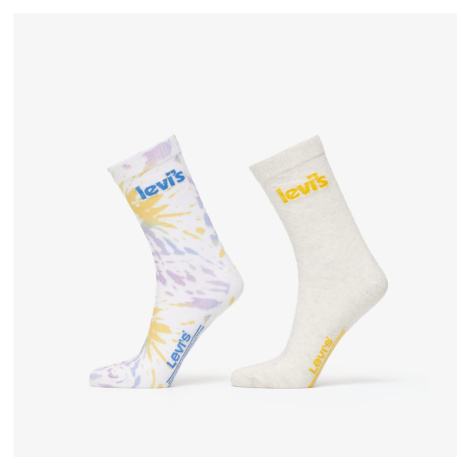 Levi's ® 2-Pack Owl Tie Dye Socks Set biele