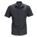 James & Nicholson Pánska košeľa s krátkym rukávom JN644 - Čierna