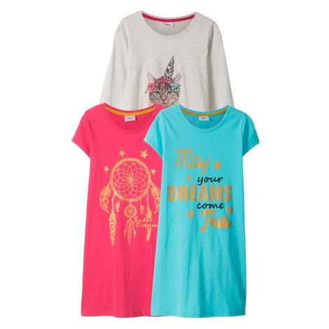 Nočná košeľa (3-dielne balenie) bonprix