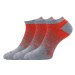 VOXX ponožky Rex 18 červené 3 páry 119743