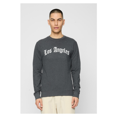 Los Angeles Text Crewneck Charcoal mister tee