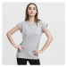 Dámske tričko Urban Classics Ladies Extended Shoulder Tee grey