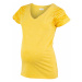 MAMALICIOUS T-Shirt 'ANNABELL A.'  žltá