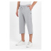 92406 Dewberry Adjustable Elastic Waist Mens Capri-GREY