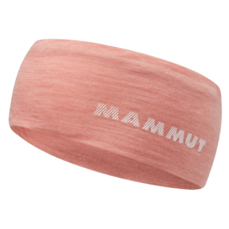MAMMUT Tree Wool Čelenka Headband Farba: Broskyňová