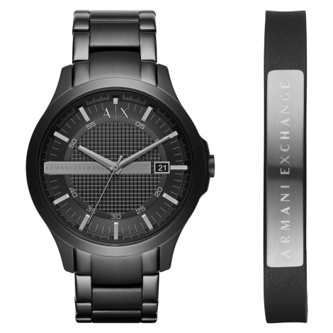 Armani Exchange pánska darčeková sada Hampton hodinky a náramok AX7101