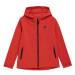 Chlapčenská turistická softshellová bunda 4F JUNIOR SOFTSHELL JACKET M091-62S-RED