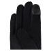 Semiline Dámske semišové antibakteriálne rukavice P8204 Black