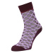 Swedish Stockings Ponožky  svetlofialová / čierna