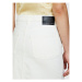 Sisley Džínsová sukňa 4TLALE03I Biela Regular Fit