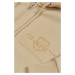 MIKINA GANT REG TONAL SHIELD FULL ZIP HOODIE CONCRETE BEIGE