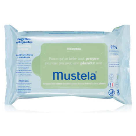 Mustela Bébé Cleansing Wipes vlhčené čistiace obrúsky pre deti