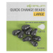Korum zarážky quick change beads 8 ks - large