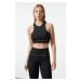 Trendyol Black Support Support/Sculpting Knitted Sports Bra