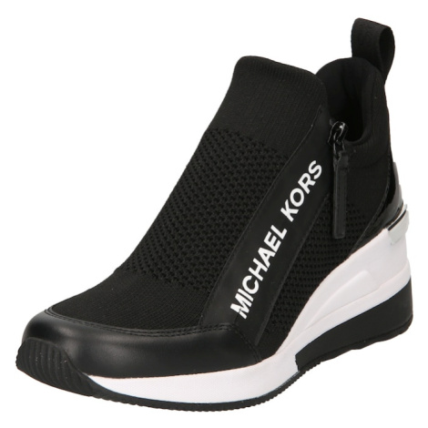 MICHAEL Michael Kors Nízke tenisky 'WILLIS'  čierna / biela