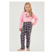 TARO Dievčenské pyžamo Ruby3043 zz31-ružová