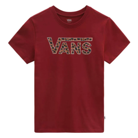 Vans Wm Animal Vans T-shirt - Dámske - Tričko Vans - Červené - VN0A5I9BZBS