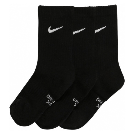 Nike Sportswear Športové ponožky  svetlosivá / čierna