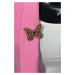 Brošňa Motýľ A-2-21-7 marhuľovej + zlato UNI