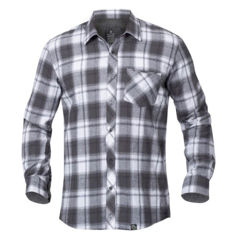 Ardon OPTIFLANNELS Košeľa XXL, Sivá-Biela