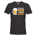 Pánske tričko s pivným motívom Čo dostaneme keď zmiešame pivo s vodou? Facku!