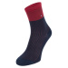 Tommy Hilfiger WOMEN 2P TENCEL SHORT SOCK COLORBLOCK Dámske ponožky, tmavo modrá, veľkosť