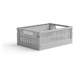 Skladacia prepravka midi Made Crate - misty grey