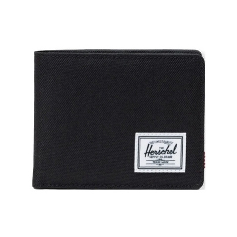 Herschel  Roy + Coin Eco Wallet - Black  Peňaženky Čierna