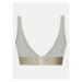 Versace Podprsenka Bralette AUD01047 Sivá