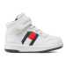 Tommy Hilfiger Sneakersy High Top Lace-Up T3B9-32476-1351 M Biela