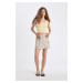 DEFACTO Regular Fit Normal Waist Gabardine Short Skirt