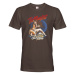 Pánské tričko s potiskem zpěváka Teda Nugenta  - parádní tričko s potiskem známého zpěváka a kyt
