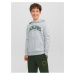 Light Grey Boys Brindle Hoodie Jack & Jones Josh - Boys