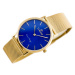 Hodinky G. ROSSI - 8709B2 (zg775e) gold/blue