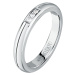 Morellato Slušivý oceľový prsteň s kryštálmi Love Rings SNA48 58 mm