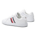 Tommy Hilfiger Sneakersy Corporate Cup Leather Stripes FM0FM04275 Biela