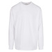 Build Your Brand Pánske tričko s dlhým rukávom BY150 White