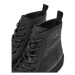 Calvin Klein Čižmy Eva Mid Laceup Boot Lth YM0YM00751 Čierna