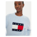 Tommy Jeans Sveter Flag DW0DW18681 Modrá Relaxed Fit