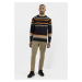 Sveter Camel Active Knit 1/1 Crewneck Merlot