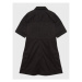 Calvin Klein Jeans Každodenné šaty Monogram Off Placed IG0IG01834 Čierna Regular Fit