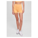 Women's Recycled High Waist Cycle Hot Pants paleorange