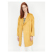 Koton Trench Coat - Yellow - Double-breasted