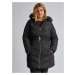 Dorothy Perkins Curve Black Quilted Winter Coat