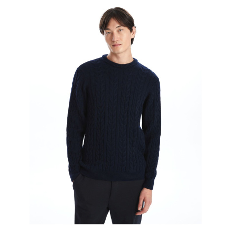 LC Waikiki Crew Neck Long Sleeve Men's Knitwear Sweater