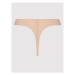 Calvin Klein Underwear Stringové nohavičky 0000D3428E Béžová