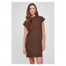 Women's Turtle Extended Shoulder Dress - Brown